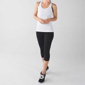 Lululemon Run: Top Speed Crop Leggings Black